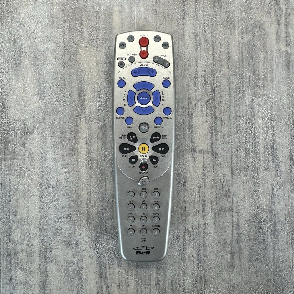 Genuine DISH Network Platinum 118153 UHF Remote  OEM - FCC ID 1707A DKNAMTX01